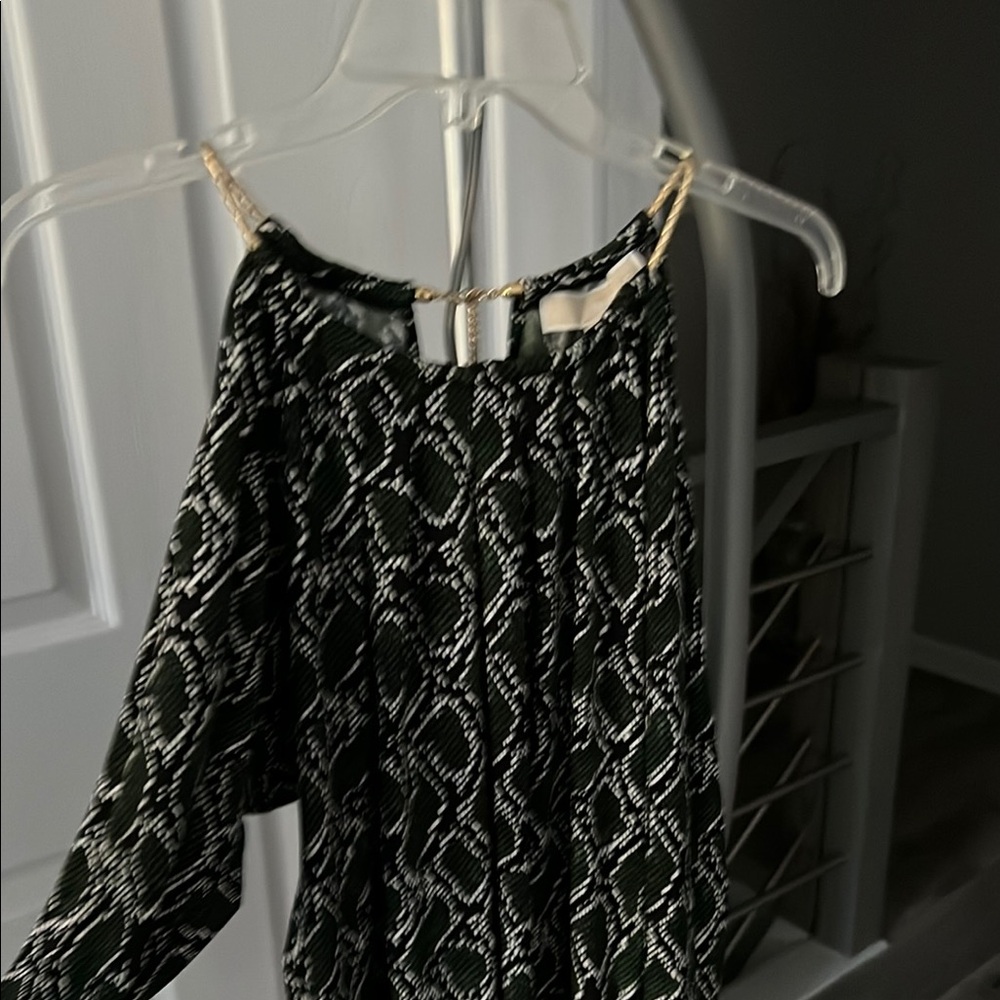 MICHAEL Michael Kors Black and White Blouse